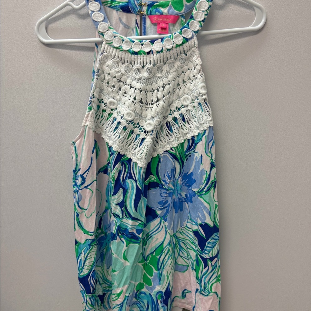 Lilly Pulitzer dawn halter tank top